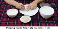 Làm sạch tổ yến hiệu quả hơn